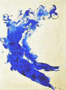 Illustration, Yves KLEIN, anthropométrie